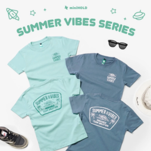 Kaos Anak Summer Graphic Cotton Combed 30s