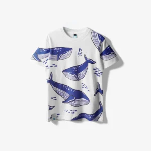 Kaos Anak Whale Graphic Cotton Combed 30s | Everyday Kids Collection